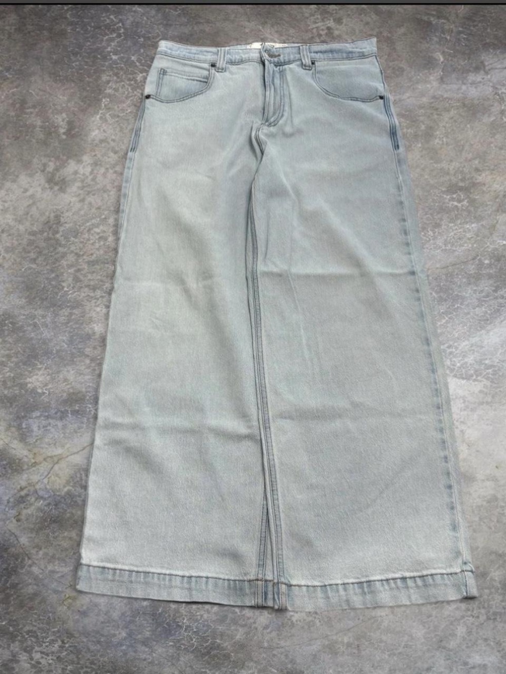 Wide Leg Women Jeans in Light Blue